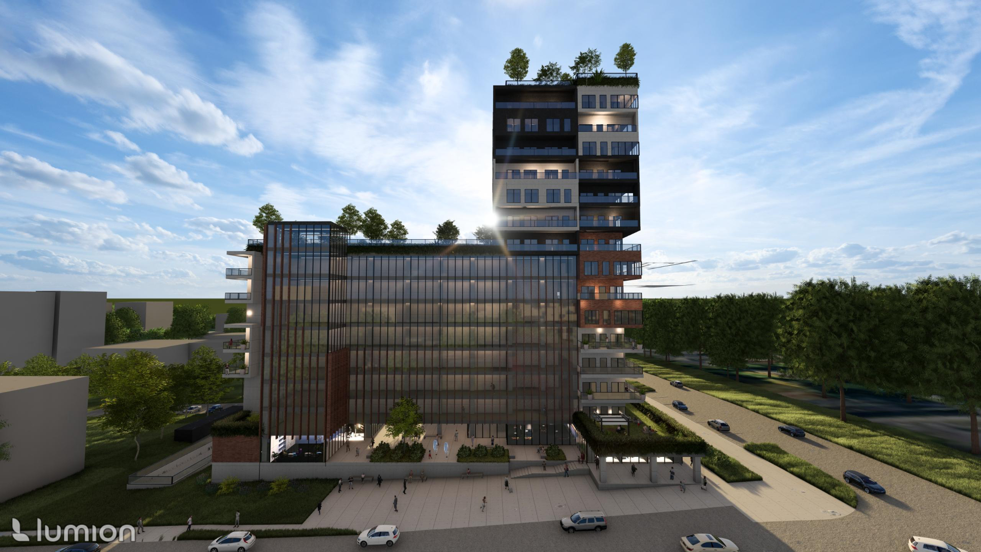 Widok dzienny od strony NETTO - 2